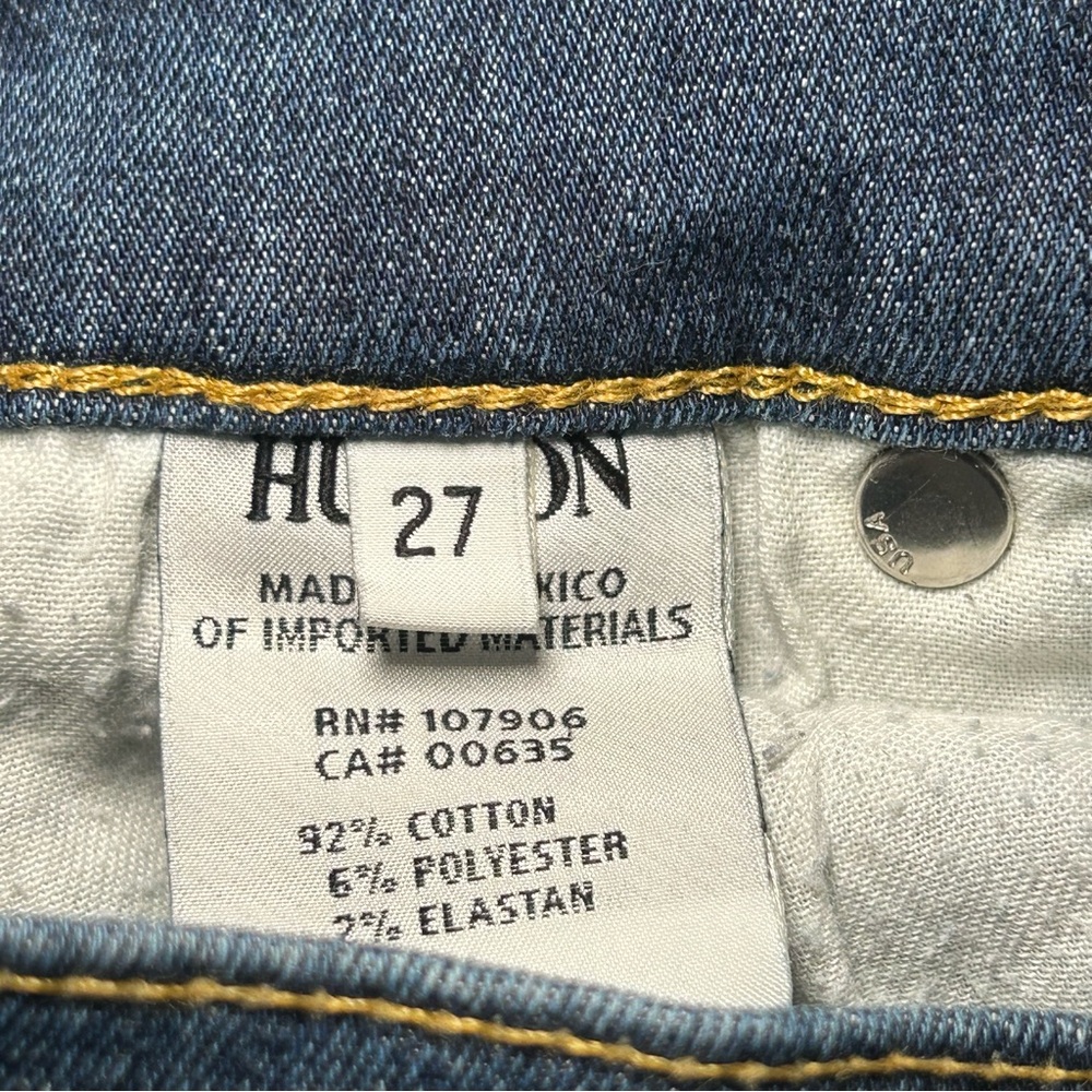 Hudson Jeans Nico Super Skinny Midrise Jean Mid / Dark Wash ‘Vera’ Size 27 - Picture 6 of 15